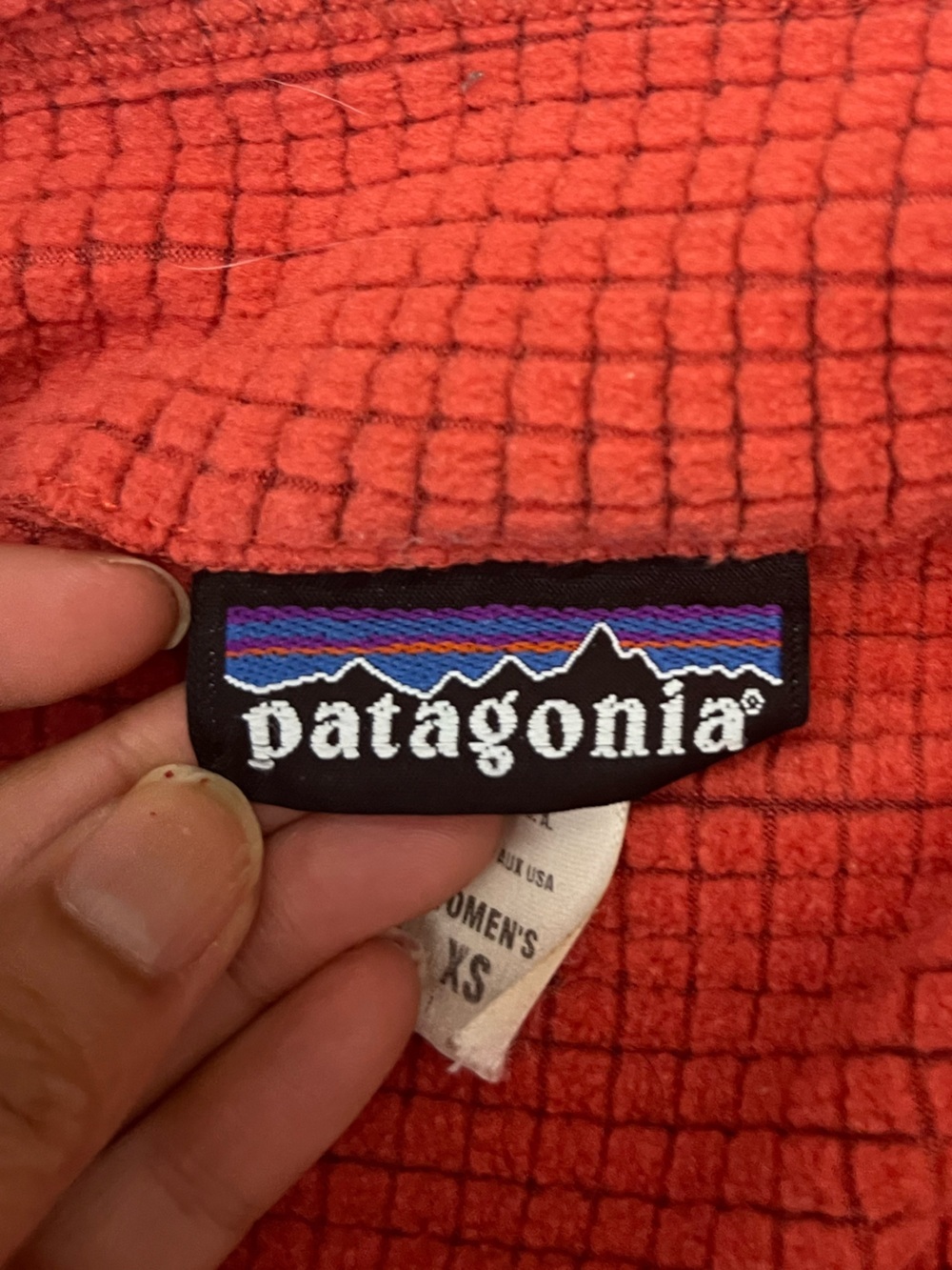 Patagonia Women's R1 Flash Quarter Zip Pullover Red Tech Fleece F4 - Picture 9 of 11